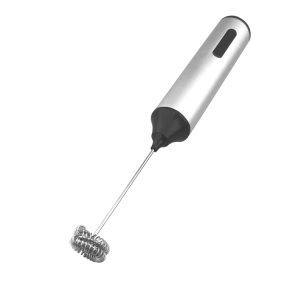 Espumador de leche mezclador de café eléctrico USB de acero inoxidable
